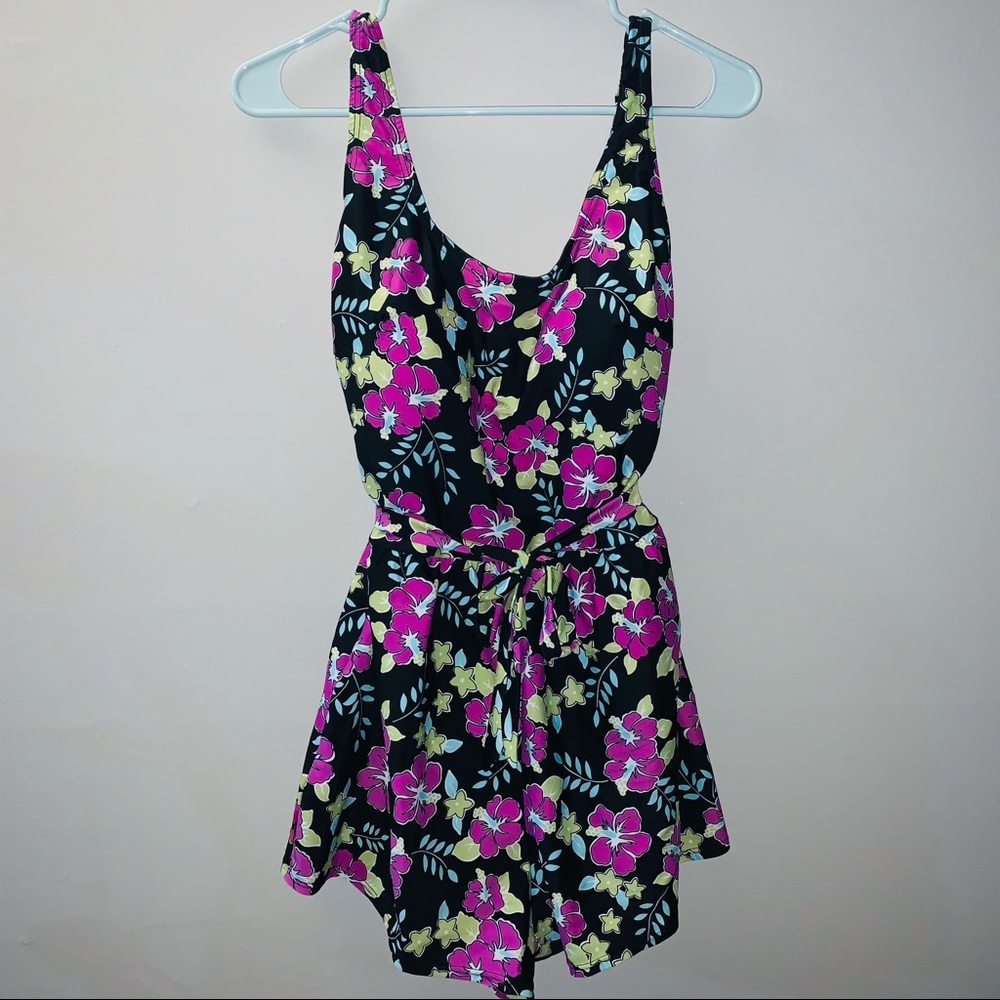 Vintage Swim Romper - Blair